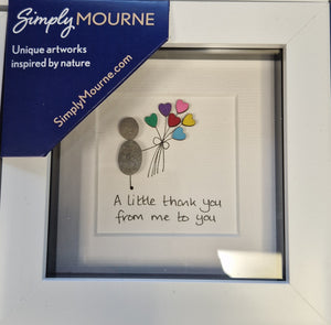 Simply Mourne A Little Thank You White Frame 099