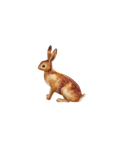 Fable - Enamel Rabbit Brooch