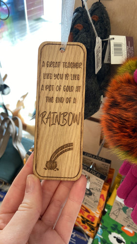 Funky Deer Teacher Bookmark