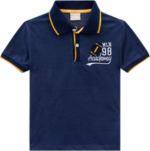 Milon Boys Navy Polo Shirt & Yellow Shorts Set 12793
