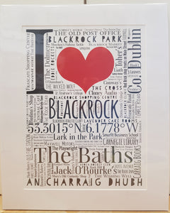 I Love Blackrock A3 Poster