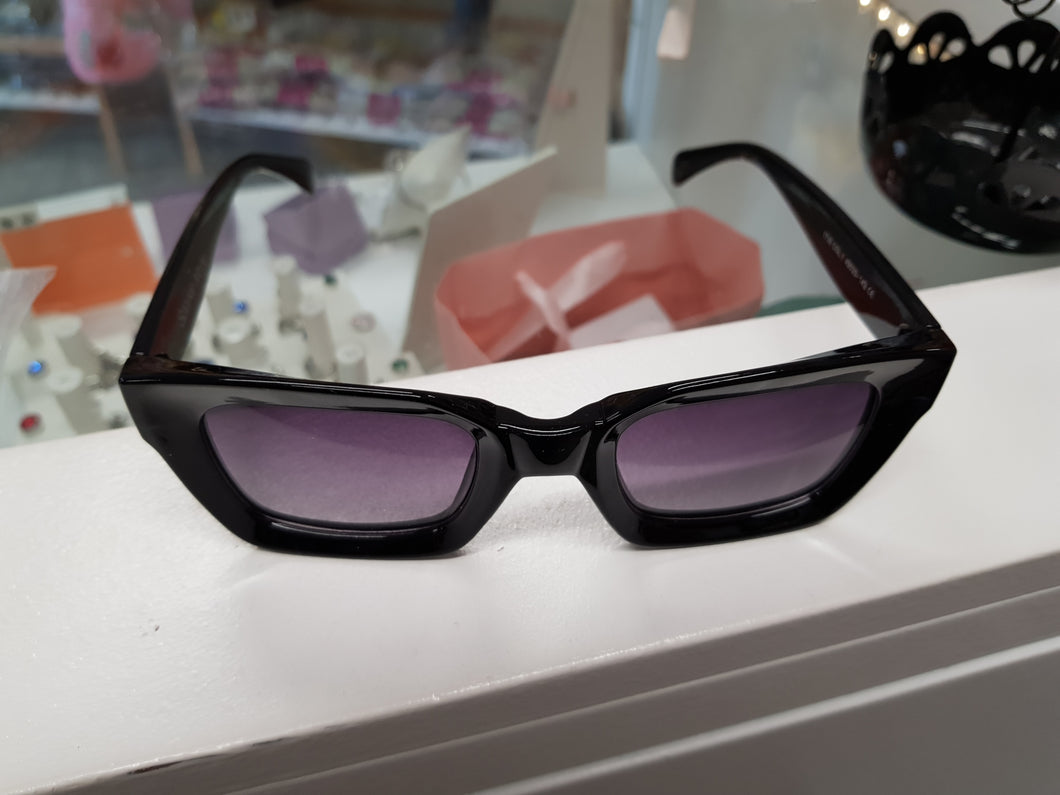 Sparkle Mode Sunglasses UV400 Black Square Frame
