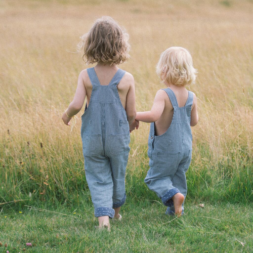 Otto Stripe Dungarees