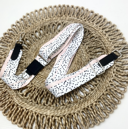 Cocopup London - Bag Strap - Pink Dalmatian