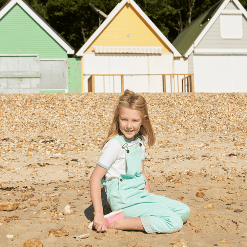 Mint Denim Dungarees