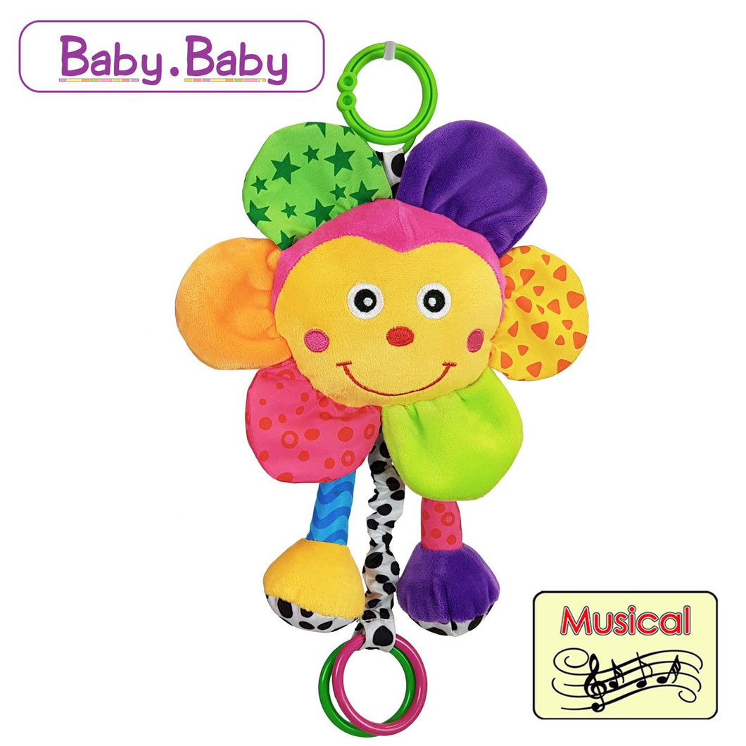 Multi Coloured Musical Sunflower BB61