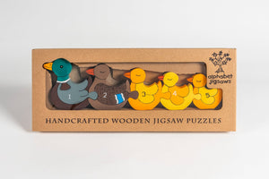 Number Duck Row Jigsaw Puzzle