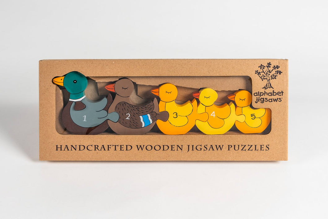 Number Duck Row Jigsaw Puzzle