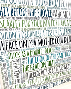 Irish Insults A3 Poster