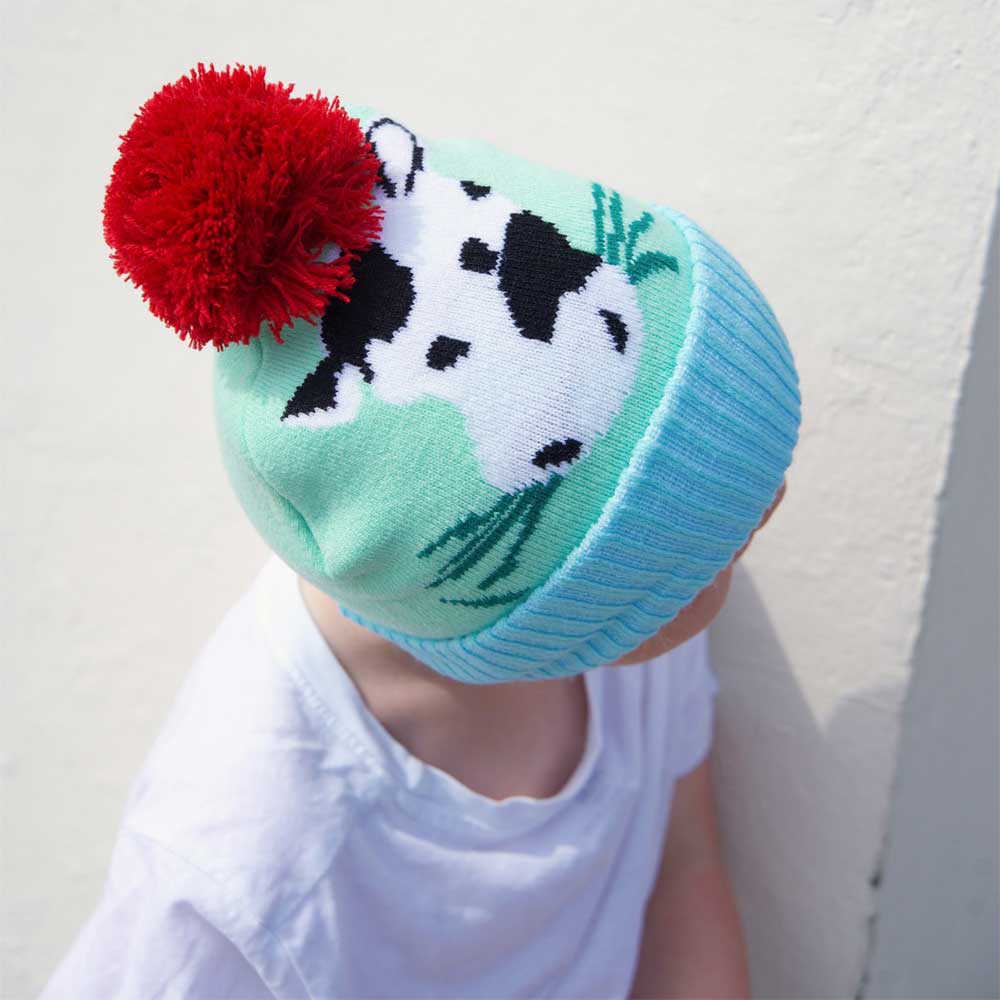 Cow Knitted Hat