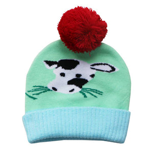 Cow Knitted Hat