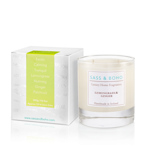 Double Wick Candle - Lemongrass & Ginger
