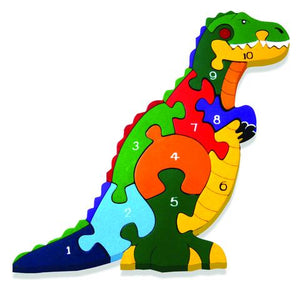 Number T-Rex Jigsaw Puzzle