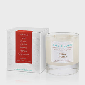 Double Wick Candle - Oud & Lychee