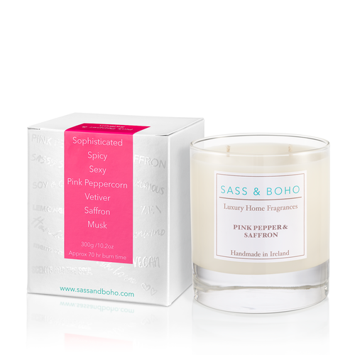Double Wick Candle - Pink Pepper & Saffron