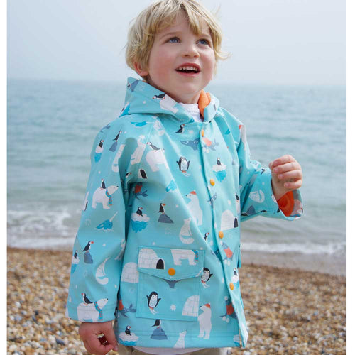 Polar Print Raincoat