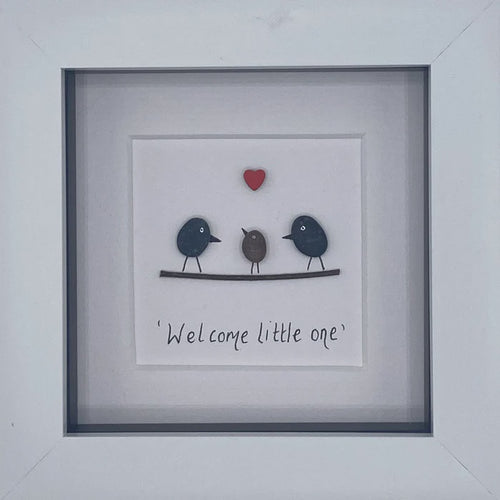 Simply Mourne Welcome Little One White Frame 024