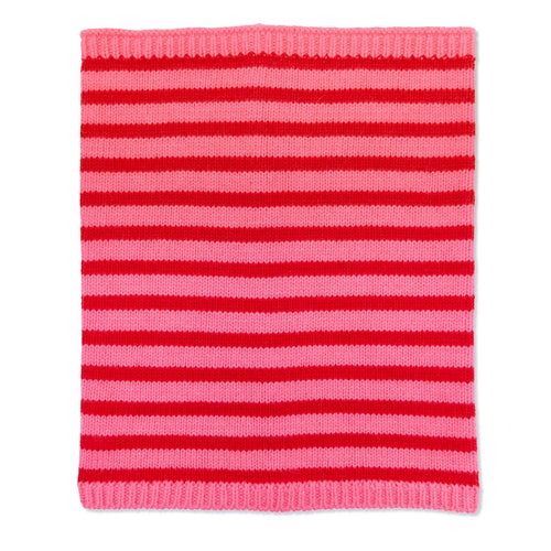Breton Cashmere Neck Warmer - Pink/Red