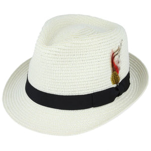 Summer Trilby Hat - Cream