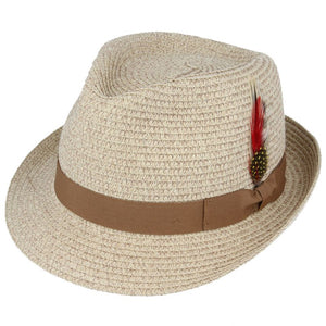Summer Trilby Hat - Natural
